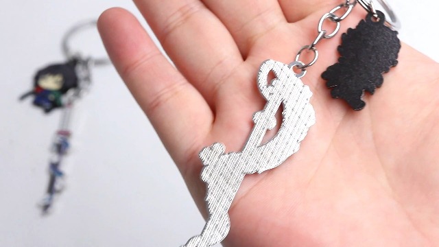 Amazon.com: SONGCHANGJEWELRY Inosuke Keychain – Anime Chibi Boar